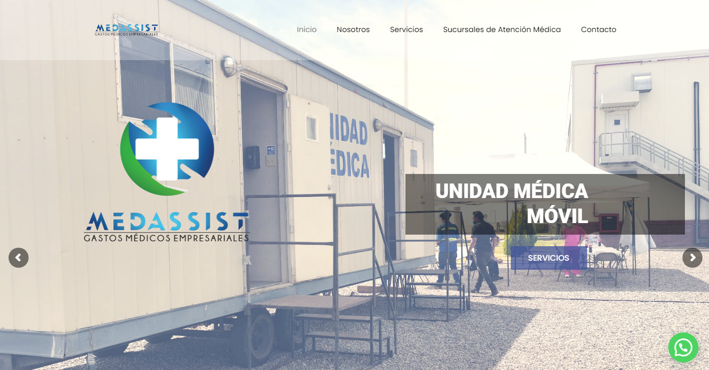Medassist: Sitio Web
